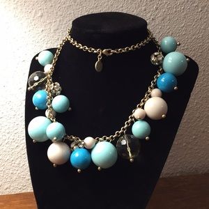 J. Crew blue bead necklace